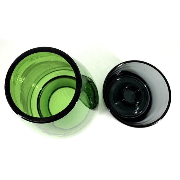 Per Lütken for Holmegaard Glass Hurricanes Green Danish Modern - 7.75" - Picture 6 of 9